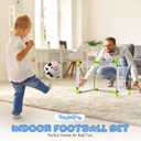 VangeBow Toddler Soccer Goal Set with Soft Plush Cow Ball and Mini Net