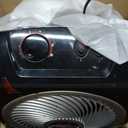 Vornado VH10 (2025) Space Heater for Indoor Use, Adjustable Thermostat, 2 Heat Settings, Advanced Safety Features, Integrated Carry Handle, Large Heater for Bedroom and Living Room, Quiet, Black