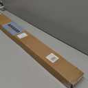 LazBlinds No Tools No Drill 1" Vinyl Mini Blinds, Cordless Blinds for Windows, Light Filtering Horizontal Window Blinds & Shades, 34" W x 72" H, White