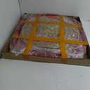 HOYECHI 2pc Lighted Pop-Up Outdoor Christmas Ornament Set – Holiday Ball Decorations with 200 LED Lights, 8 Lighting Modes, for Yard & Outdoor Christmas Decor - Red/Gold