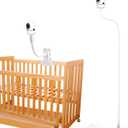 Upgraded Baby Monitor Floor Stand Holder with Wheels, Safety Floor Stand Holder with Baby Monitor mount, Keep Away Baby from Touching, Compatible with Infant Optics DXR-8 Pro, Nanit Pro, Motorola,VAVA