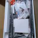 Garvee Bar Stools Set of 2 with Backrest and Footrest, 27" Tall PU Leather Counter Height Barstools with Thick Cushion and Metal Legs for Kitchen and Island, Black