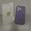 Miracase Magnetic for iPhone 17 Pro Case, Compatible with MagSafe, Integrated Silicone Camera Control Cover, 3.0mm Thicken Shockproof Drop Protection Phone Case for 17 Pro,Lavender Gray