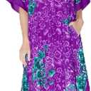 Miss Lavish London Women's Kaftans- Stylish Caftans for Women (Medium, 601-purple)