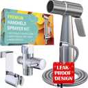 Premium Bidet Sprayer - Handheld Bide Jet Spray for Toilet | Adjustable Water Pressure | Leak-Proof Stainless Steel Toilet Bedit Sprayer | Muslim Shower | Cloth Diaper Washer | Bathroom Bidet