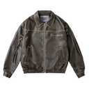 Aelfric Eden Jackets Multi Pocket Faux Leather Cropped Jacket Classic Vintage Comfy Soft Coats 2026 Trendy Outfits Size S