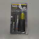 Klein Tools 32807MAG 7-in-1 Nut Driver, Magnetic Driver has SAE Hex Nut Sizes 1/ 4 to 9/ 16-Inch, Cushion Grip Handle for Added Torque