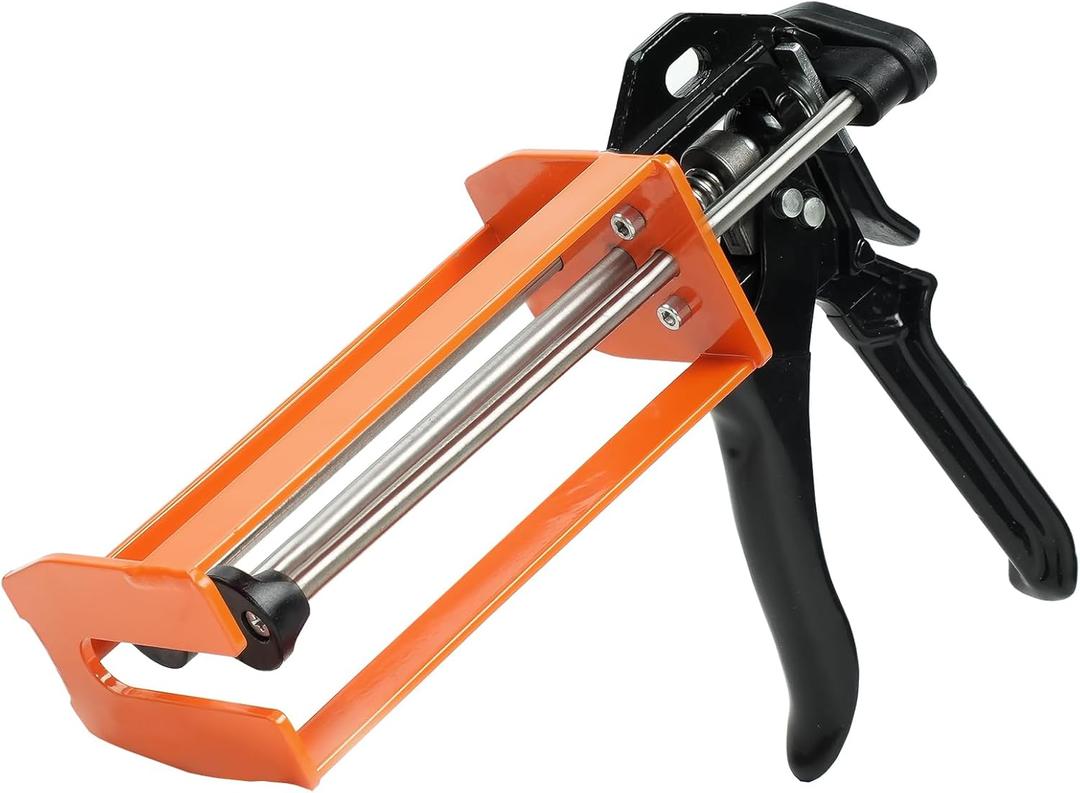 Epoxy Gun Dual Cartridge 200 ml / 215 ml (1:1 & 2:1), Manual 2 Part Epoxy Gun for Panel Bonding Adhesive, Fillers, Structural Epoxy, Plastic & Fiberglass Repair