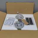 Gold Battery Operated Wall Sconces Set of 2, Rechargeable Wall Lights with Remote Control, 20 Inch Modern Wireless Wall Lamp for Bedroom, Living Room with Clear Glass Shade (Bulbs Included)