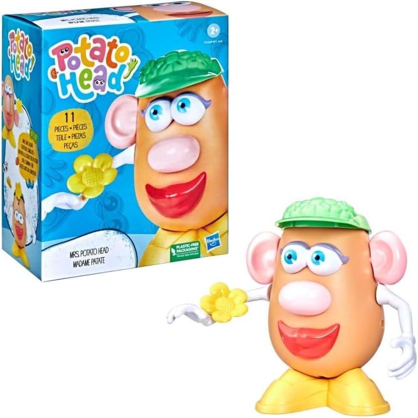 Mrs. Potato Head Classic Toy Set with Mix and Match Accessories, Storage Base
