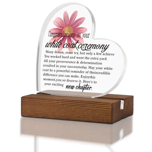 White Coat Ceremony Gift, Appreciation Gifts for Medical Students Doctors Nurses Pharmacy Healthcare Professionals Graduation Keepsake, Thank You Decorative Sign XA532