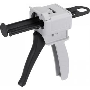 uxcell 50ml Manual AB Epoxy Resin Mixing Applicator Dispenser Gun with Glue Mixing Rate of 10:1