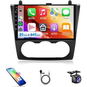 4Core 2G+64G Car Radio for Nissan Altima 2008 2009 2010 2011 2012 Carplay, Rimoody Car Stereo with Android Auto Mirror Link 9'' Touchscreen GPS WiFi HiFi FM/RDS Bluetooth Backup Camera