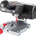 VEVOR Mini Miter Cut-off Chop Saw, 110V Two 2-5/16" Blade of Steel and Resin with 1/2inch Cutting Depth, 0-45 Benchtop Miter Saw for Copper, Aluminum, Wood, Zinc in Hobby Craft