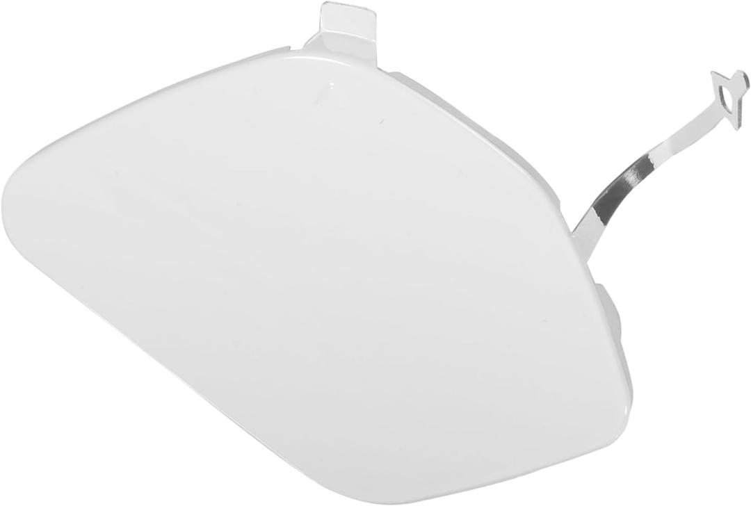 ACROPIX Car Tow Hook Eye Hole Cover Cap Compatible for BMW X1 XDrive28i 2.0L L4 - Gas 2016, Durable Plastic White Front Right Bumper Car Parts