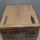 EUHOMY Countertop Ice Maker Machine with Handle, 26lbs in 24Hrs, 9 Ice Cubes Ready in 6 Mins, Auto-Cleaning Portable Ice Maker with Basket and Scoop, for Home/Kitchen/Camping/RV. (Black) (11.57"D x 11.42"W x 8.74"H)