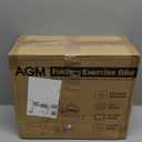 Folding Pedal Exerciser, Mini Under Desk Bike - Portable Foot Hand Cycle Peddler Machine Bicycle Exerciser for Arm Leg While Sitting (Silver)