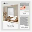 CHICOLOGY Cordless Mini Blinds for Indoor Windows, 26.5" W x 36" H, Gray Vinyl 1" Slats with Tilt Wand, Light Filtering to Room Darkening, Moisture-Resistant, Child-Safe, Screw-Mount Installation