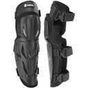 Motorcycle Knee Pads for Men Knee and Shin Guards, Motorcycle Leg Protection Armor Motocross Knee Guards Dirt Bike Pads Adjustable Crashproof Adults Protective Gear (Black, 2Pcs)