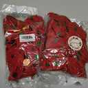 2 x 12 Pcs Bows 6 Inch, Christmas Tree Decorations Xmas Garland Ties, Gift Package Party Wedding Bow Ornaments (Red)