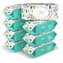Amazon Basics Gentle Fragrance Free Baby Wipes, Hypoallergenic, Sensitive Skin, Unscented, 800 Count (8 Packs of 100) (Previously Mama Bear)