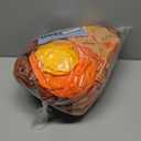 5FT Halloween & Thanksgiving Inflatable Turkey&Pumpin,with Built-in LED Lights, Outdoor/Indoor Seasonal Decoration with Pumpkin, Yard Lawn Garden Holiday Blow-Up Decor