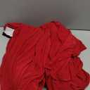 Obstal 8Ft Stretch Spandex Table Cover for Standard Folding Tables - 2 Pack Universal Rectangular Fitted Tablecloth for Party, Banquet, Events, Trade Show (Dark Red, 96L x 30W x 30H Inches)