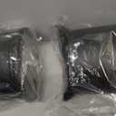 Toilet Brush and Holder 2 Pack, Toilet Bowl Brush with Extra Long Handle, Toilet Scrubber and Covered Holder, Toilet Brushes for Bathroom-Space Saving, Covered Brush, Durable, Deep Cleaning(Black)