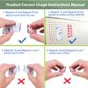 A+B Paired Magnetic Tape with Adhesive Backing, (10ft x 0.5 in x 2 Pack) Flexible AB Magnets Strips for DIY Closure Craftings, a b Magnet Match to Use