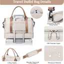 Weekender Bags for Women,Personal Item Travel Bag with Shoes Compartment,Overnight Travel Duffel Bag with Toiletry Bag