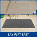 Office Chair Mat for Hardwood & Tile Floor, 30" x 48"Anti-Slip Desk Chair Mat, Easy Glide Floor Protector for Rolling Chairs, Floor Mat for Office Chair for Home Office (Dark Gery), 30'' x 48'' Rectangle