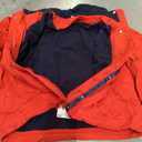 Qiaomai Womens Casual Jackets Warm Fleece Lined Windbreaker Tripper Jackets Outerwear with Pockets, Red, Large