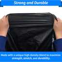 Reli. SuperValue 65 Gallon Trash Bags | 60 Count | Made in USA | Heavy Duty | Black Multi-Use Garbage Bags
