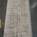 Soalmost 9x12 Area Rugs for Living Room, Non Slip Machine Washable Vintage Rugs, Low Pile Lightweight Large Rug for Bedroom, Dining Room, Home Office Brown