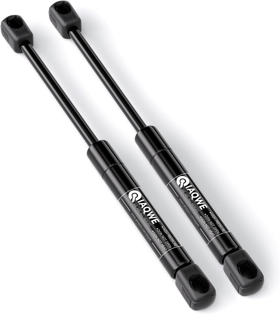 C16-25563 12Inch 65Lb/289N Gas Struts Shocks Springs 12" Lift Support for Snugtop are Leer Truck Camper Shell Topper Rear Cap Window Door Pickup Canopy Lid 2PCS