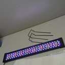 AQQA LED Aquarium Light, 24/7 Mode IP68 Waterproof Extendable Bracket Fish Tank Light, DIY Mode Full Spectrum Aquarium Plant Light, Adjustable Timer/Brightness Memory Function for 24-32 Inch Fish Tank