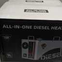 8KW Diesel Heater, 9L Tank 12V/24V/110V/240V All in One Diesel Air Heater with LCD Switch, Remote Control, for Truck, RV, Home, Car, Campers, Boat, White(No Battery Only Tool)