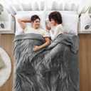 Beautyrest Heated Blanket, Electric Blanket, Soft, Warm, Reversible Plush - Sherpa Heating Blanket with 20 Heat Settings, 110 hrs Timer Auto Shut Off, Machine Washable, King (90 in x 100 in), Grey