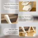 2 x 2-Pack Hot Plate Gripper Tongs for Safely Handling Hot Plates, Bowls, Pizza Pans, Air Fryers, and Microwave Oven Dishes