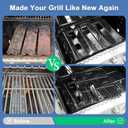 Replacement Parts for Nexgrill 720-0888S, Grease Tray Drip Pan & Flame Tamers & Grill Grates & Burners Igniters Replacement for Nexgrill 5 Burner 720-0888S Gas Grill