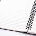 8.65 x 5.9 Inch 2 Pack College Ruled Notebook, Soft Black Cover Spiral Notebook, Memo Notepad Sketchbook, Students Office Business Diary Spiral Book Journal, 160 Pages, 80 Sheets