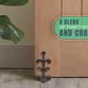 Comfify Fleur De Lis Cast Iron Door Stop One Decorative Wedge with Felt Bottom Antique Rust Brown 4" x 3.5" x 7.75"
