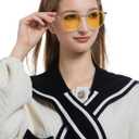 JW MARRIOTT Blue Light Blocking Glasses,Blue Light Glasses Women Men,Anti Blu-Ray Clear Gaming Glasses Lense