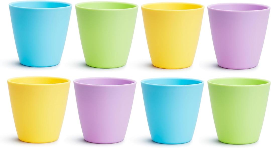 Munchkin Multi Open Training Toddler Cups, 8 Ounce, 8 Pack