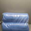 Kigley Chaise Lounge Cushions Outdoor, 75 x 22 x 5 Inches Patio Lounge Chair Cushions, Water-Repellent and Fade-Resistant, Tufted Summer Seasonal Replacement(Solid Color,Light Blue,2 Pcs)