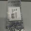 2 x 201pcs Locknuts Assortment Kit,M3 M4 M5 M6 M8 M10 M12 Metric Nylon Insert Lock Nuts Set,304 Stainless Steel Lock Nuts