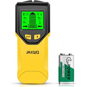 Stud Finder Wall Scanner - 5 in 1 Stud Finder Tool w/Microprocessor Chip and HD LCD Display, Stud Detector Beam Finders for the Center and Edge of Wood AC Wire Metal Studs Joist Pipe (Pollen)