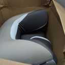 Reading Pillow for Sitting in Bed,22" H Back Support Pillow for Sitting up,Back Rest & Lumbar Support Pillows with Arms, Bed Rest Chair Cushion,Chaise Lounges Reclining,Gaming,Work,Resting(Grey&Blue)