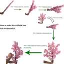 Artificial Cherry Blossom Trees Handmade Light Pink Tree Indoor Outdoor Home Office Party Wedding (4FT Tall/1.2M)