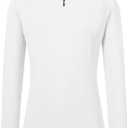 AIRIKE Golf Polo Shirts for Women Long Sleeve Colourful Quick-Dry Workwear & Activewear-Womens Athletic Apparel (Medium, 2024-white)